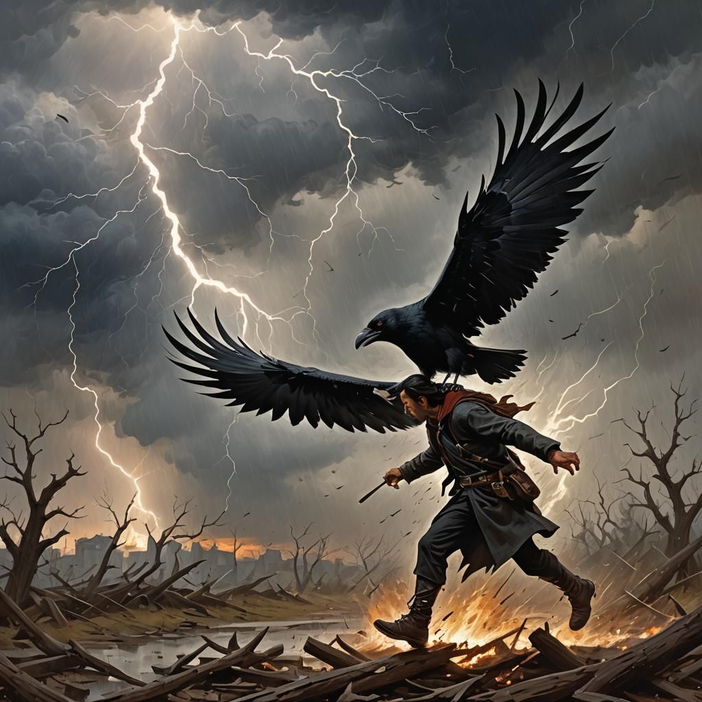 Steampunk Engine as a Thunderstorm