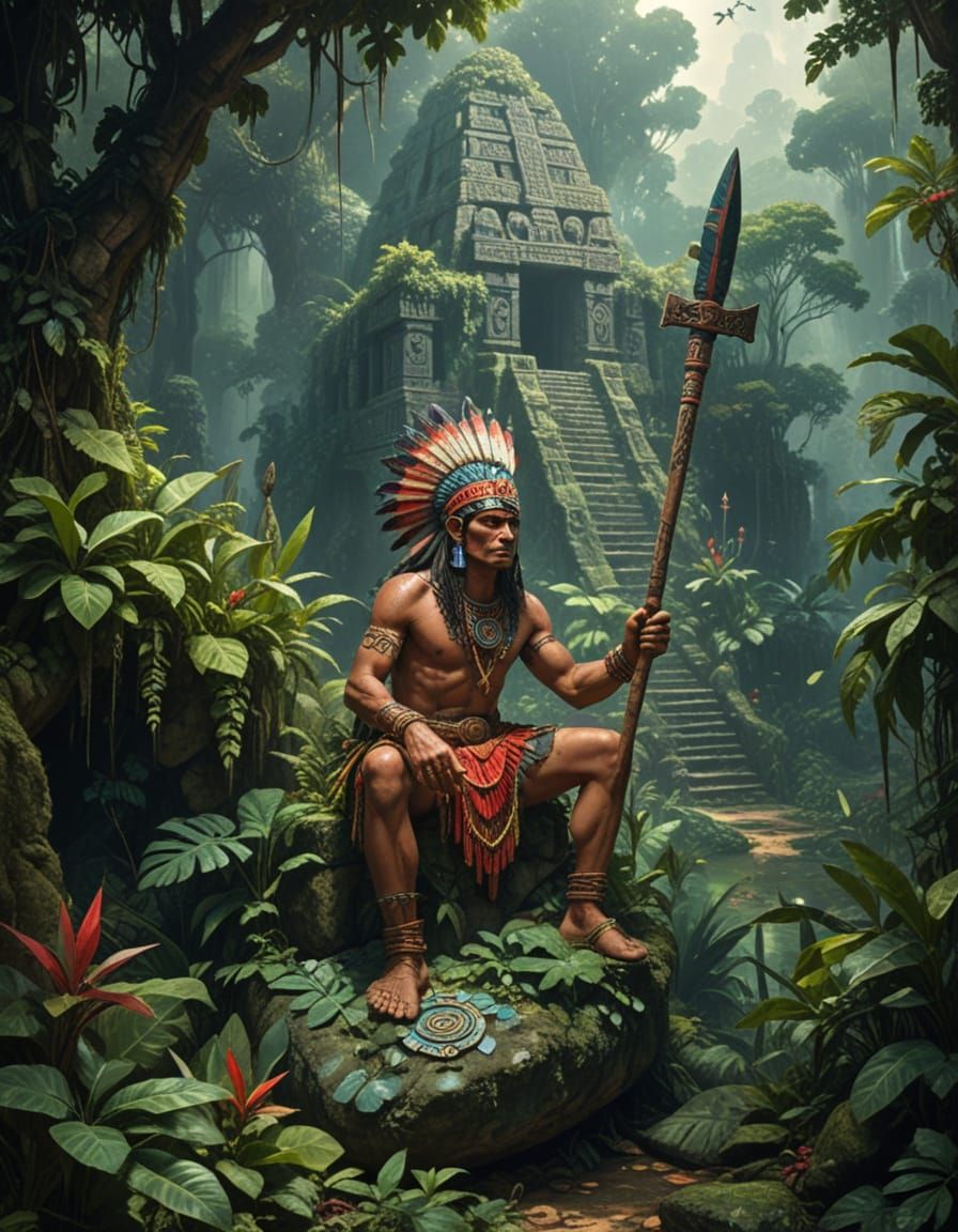 The Guardian of the forgotten ancient Aztecs city 