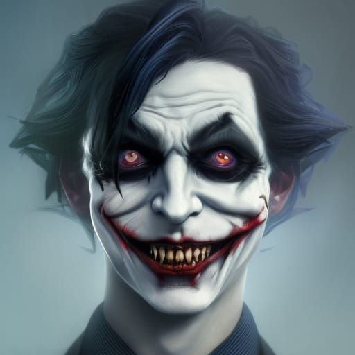 Gothic Joker - AI Generated Artwork - NightCafe Creator