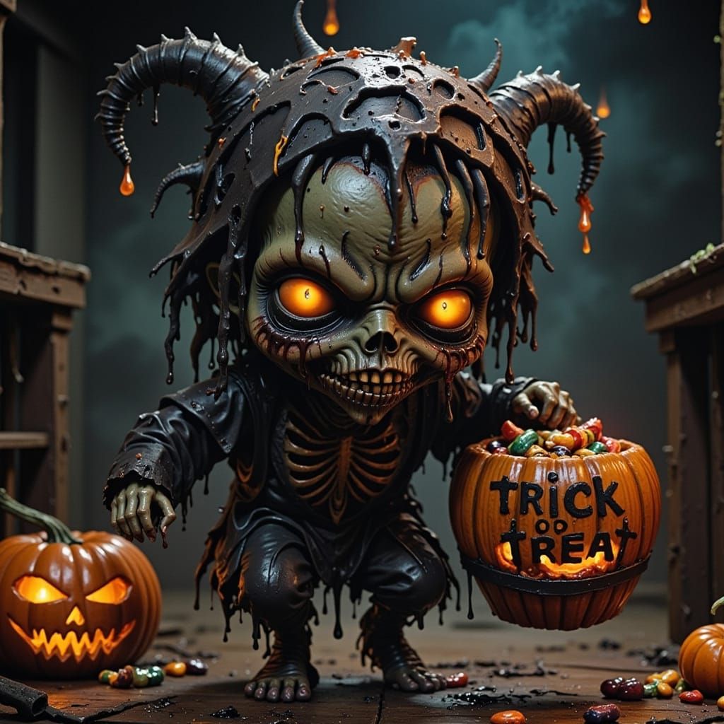 Chibli zombie on the hunt