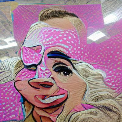 Trixie Mattel in Walmart pop art