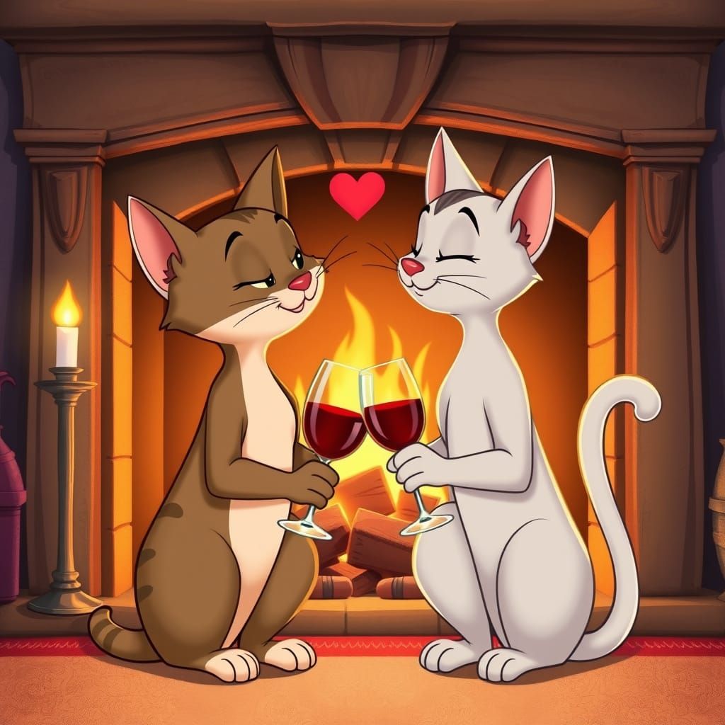 Cats in Love  by @Michael C