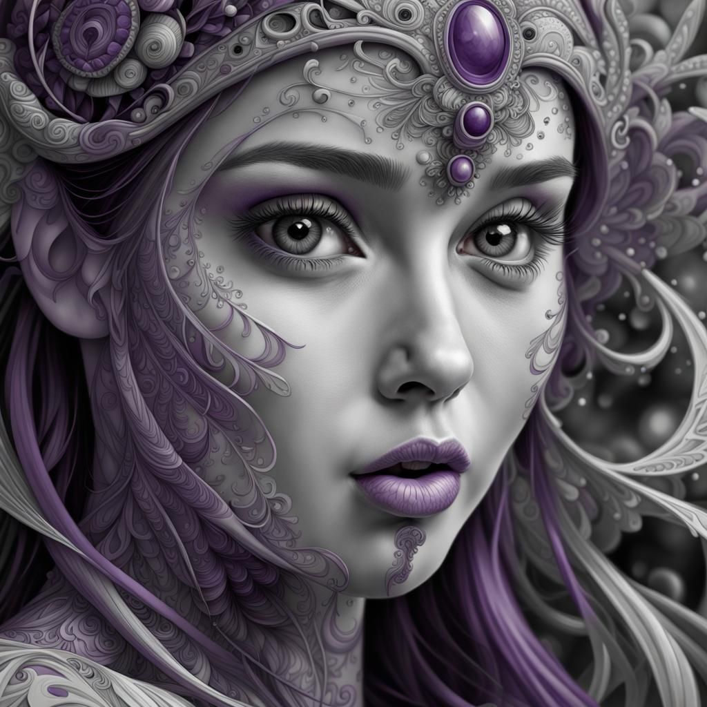 Lysandra: Whispers of Amethyst Grace