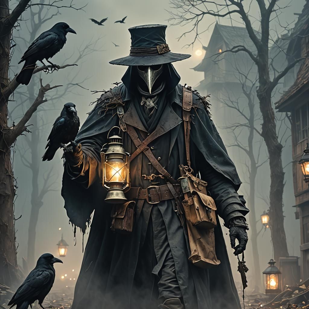 Plague doctor   by @RedPixie