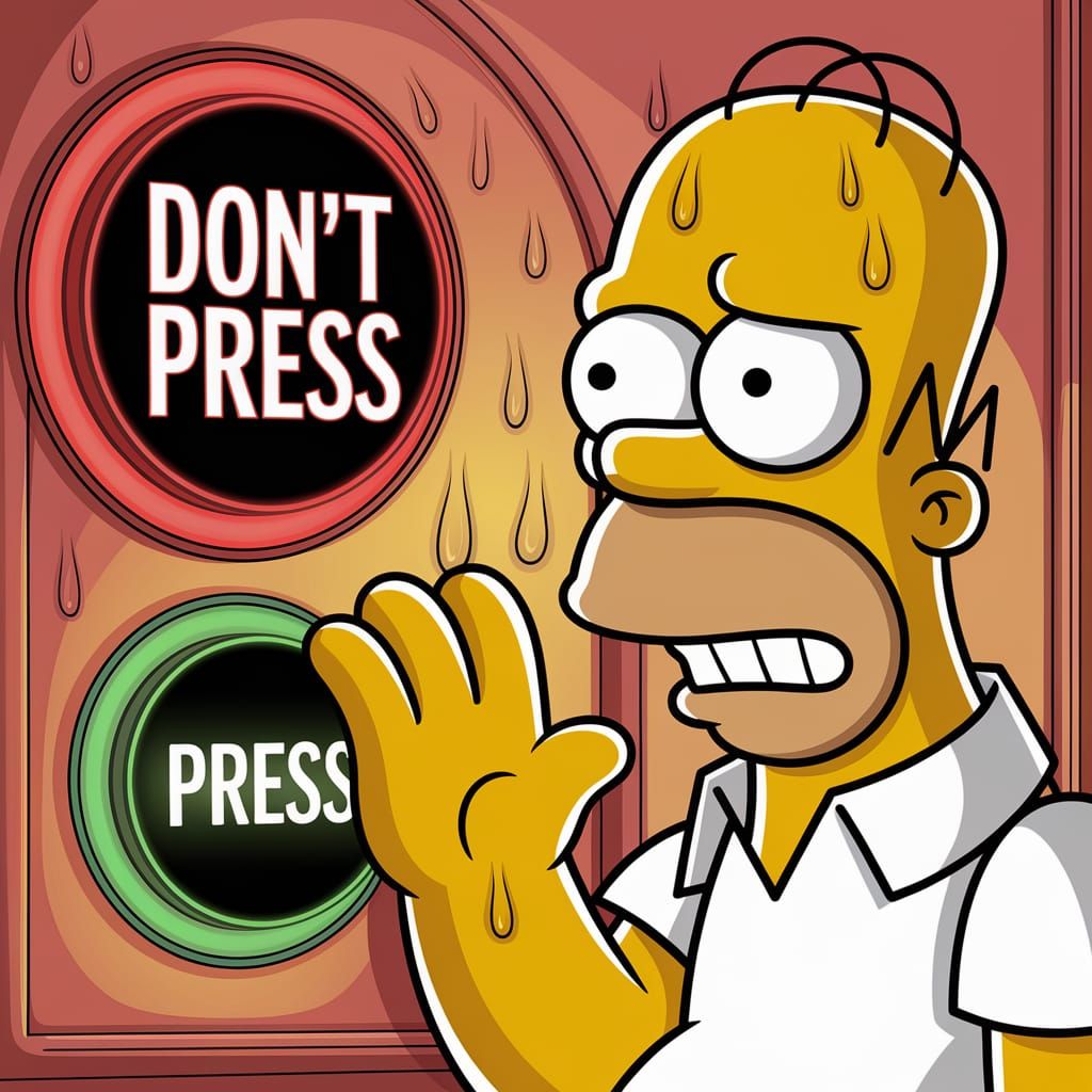 Which one was I meant to press again?! - Homer Simpson  by @Faea Tuulama