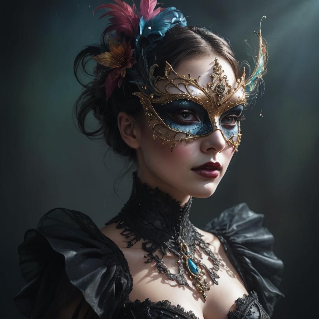 Lady in mask  by @JFT97