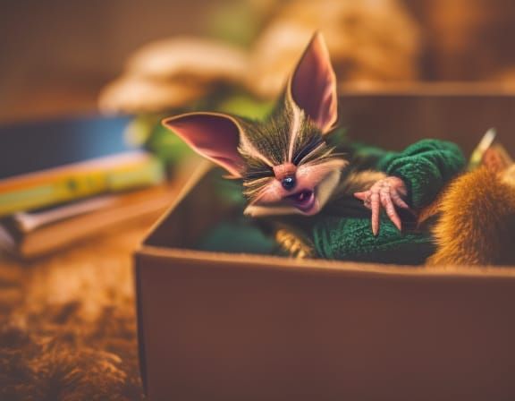 We Gave Him a Little Box to Sleep In