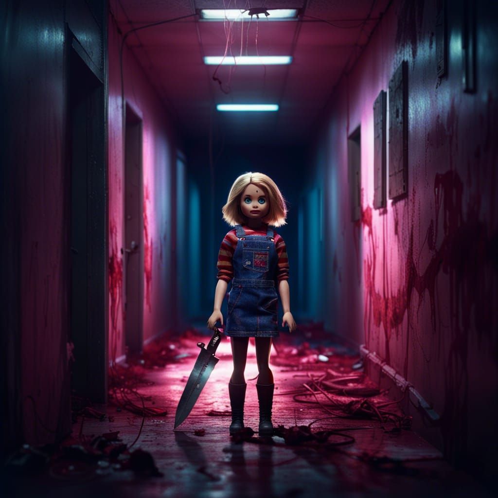 Hybrid mix of Barbie and Chucky [2]