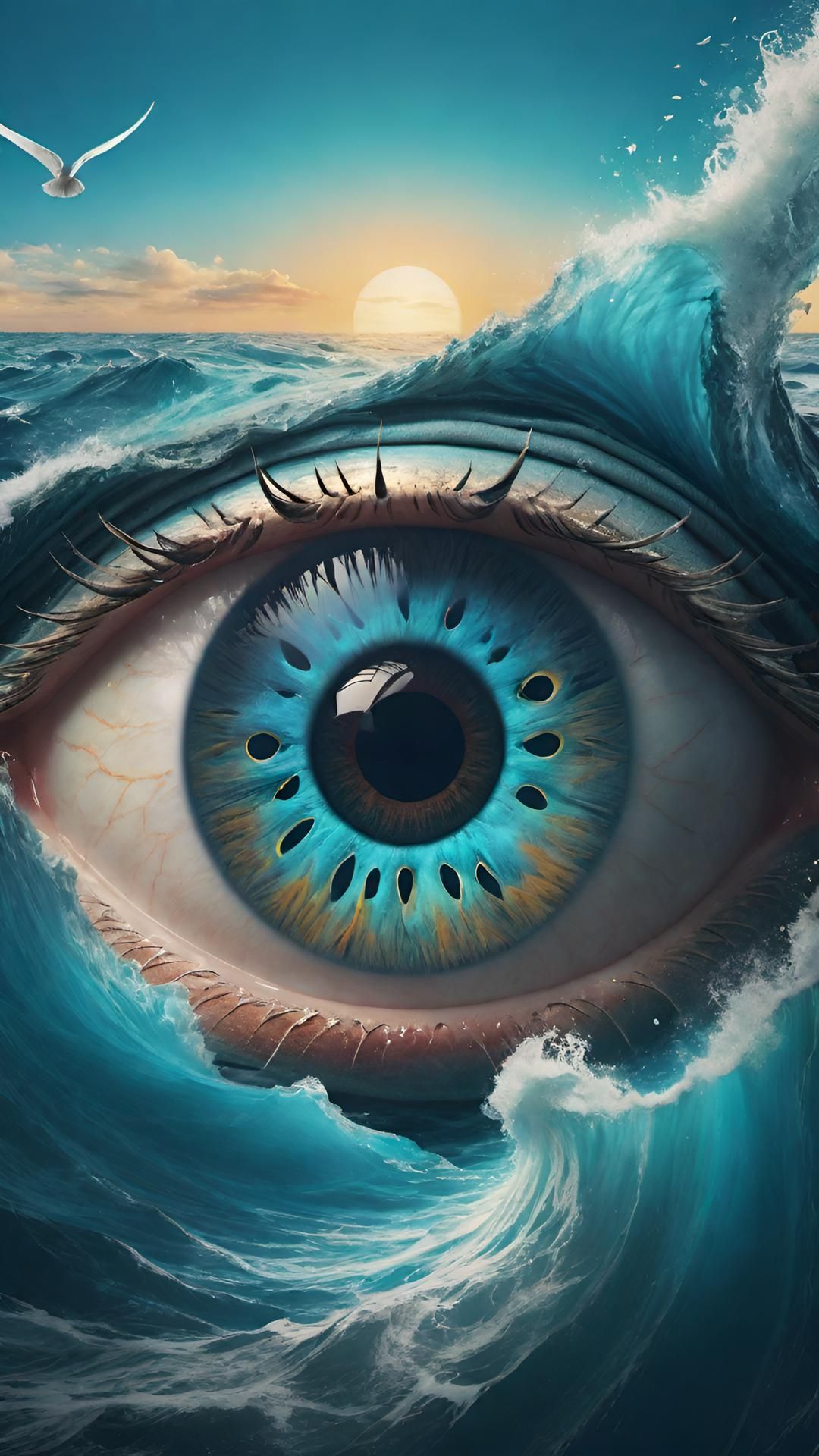 Eye Sea - AI Generated Artwork - NightCafe Creator