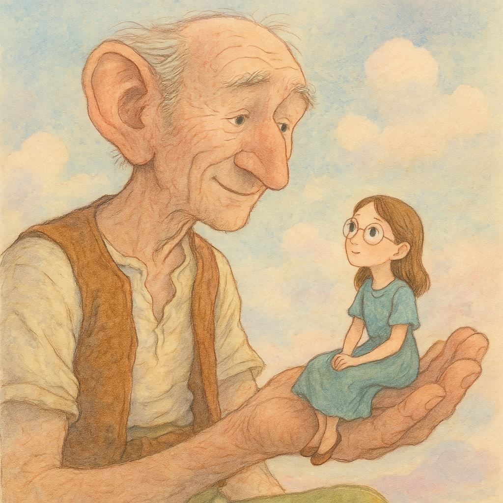 Sophie and The BFG (Drawing)