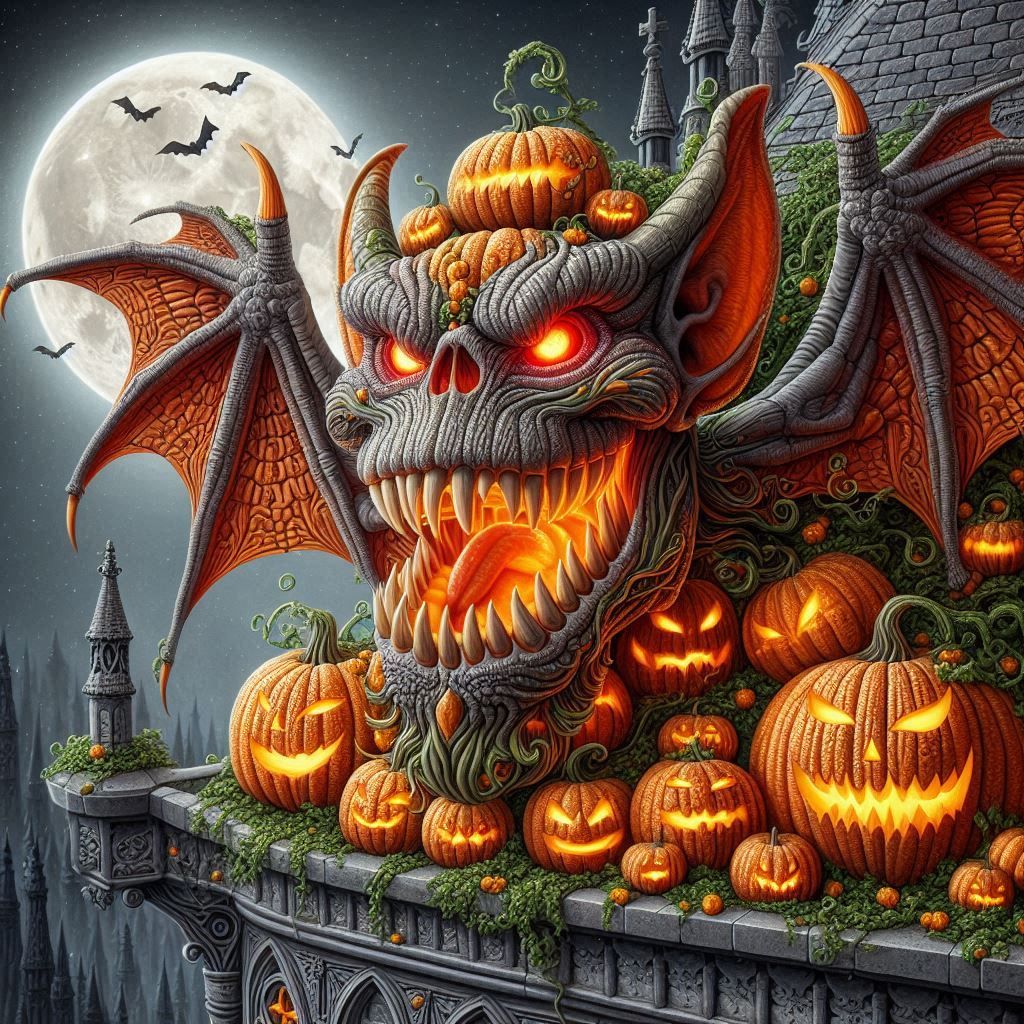 Pumpkin Gargoyle (8)