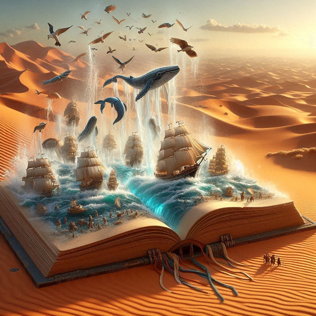 Desert filled with life