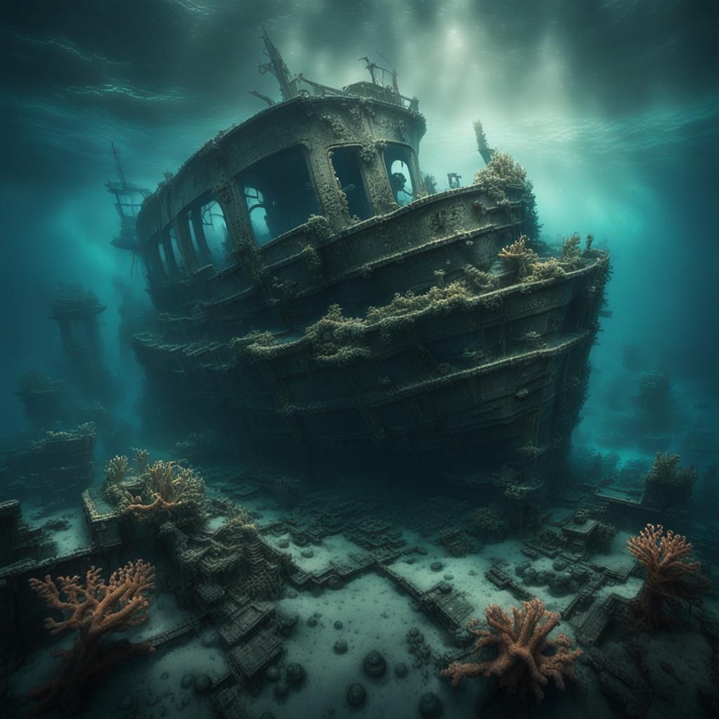 Underwater Shipwrecks  by @Lefteris Michael