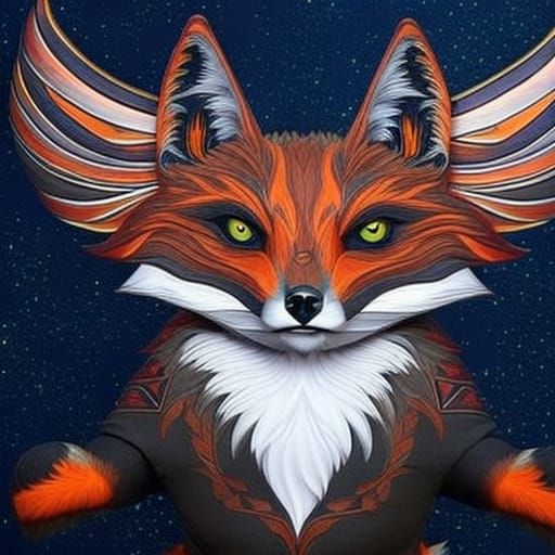 Fox in Charge - AI Generated Artwork - NightCafe Creator