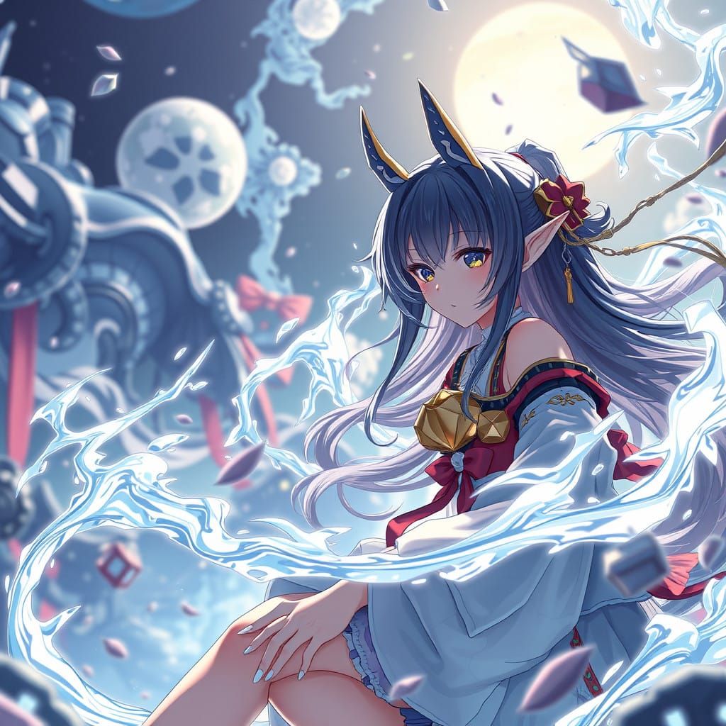 Epic Fantasy Concept Art in Intricate 8K Anime Style