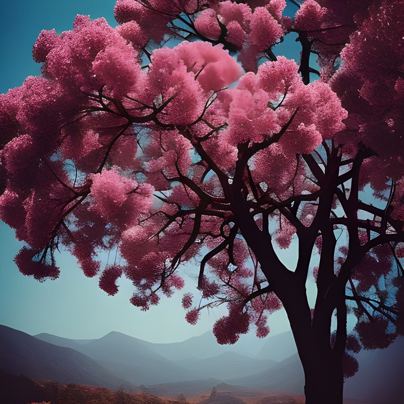 Beautiful Blooming Tree AI Generated Artwork NightCafe Creator