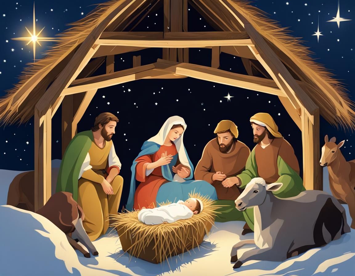 The Nativity - AI Generated Artwork - NightCafe Creator