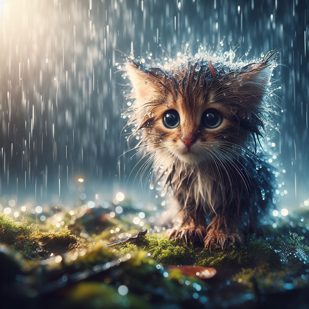 Raining day (it's not a cat!)