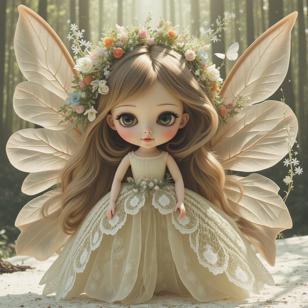 <lora:Mostly Magig 3:1.0> Rayograph fairy doll