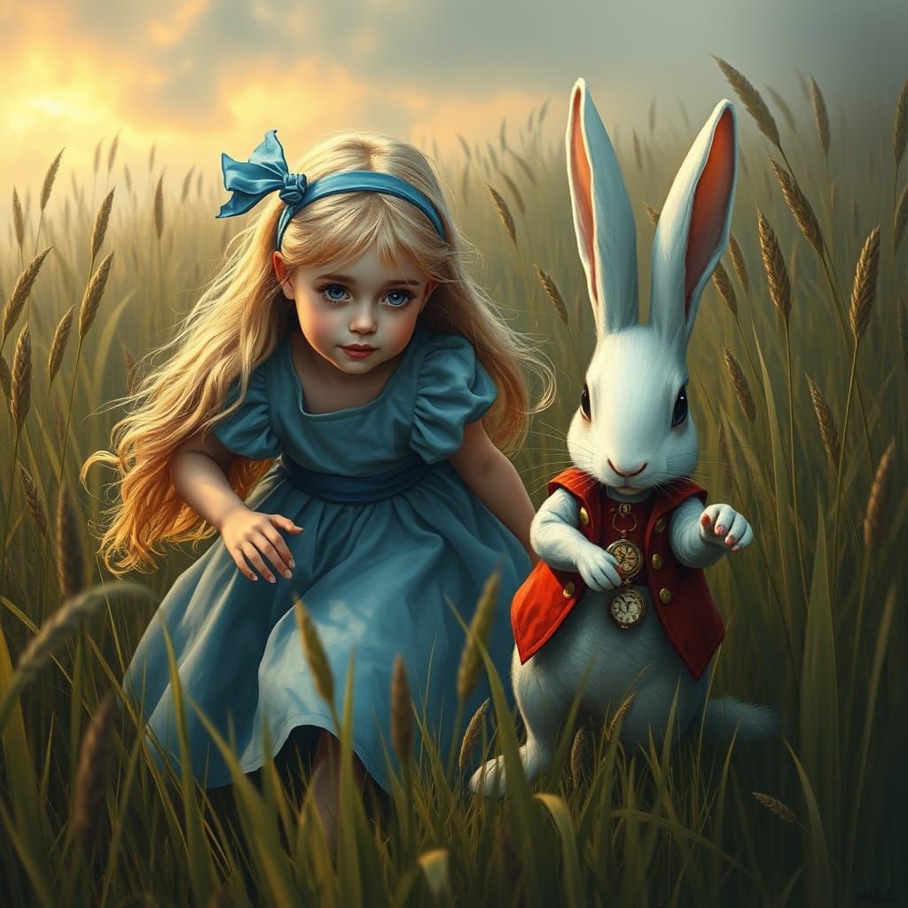 Alice and the rabbit 