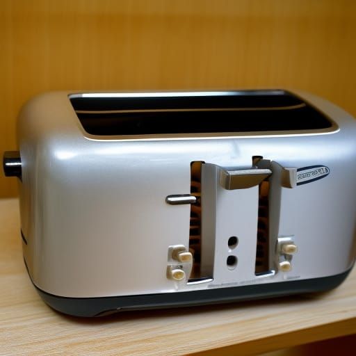 A broken toaster AI Generated Artwork NightCafe Creator