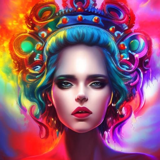 Rainbow Women - AI Generated Artwork - NightCafe Creator