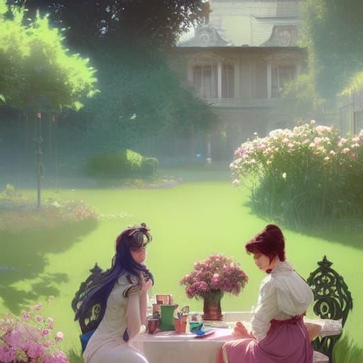 Tea in the Garden