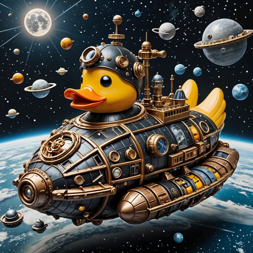 The Spaceship "RUBBER DUCK"  by @Vic Williams