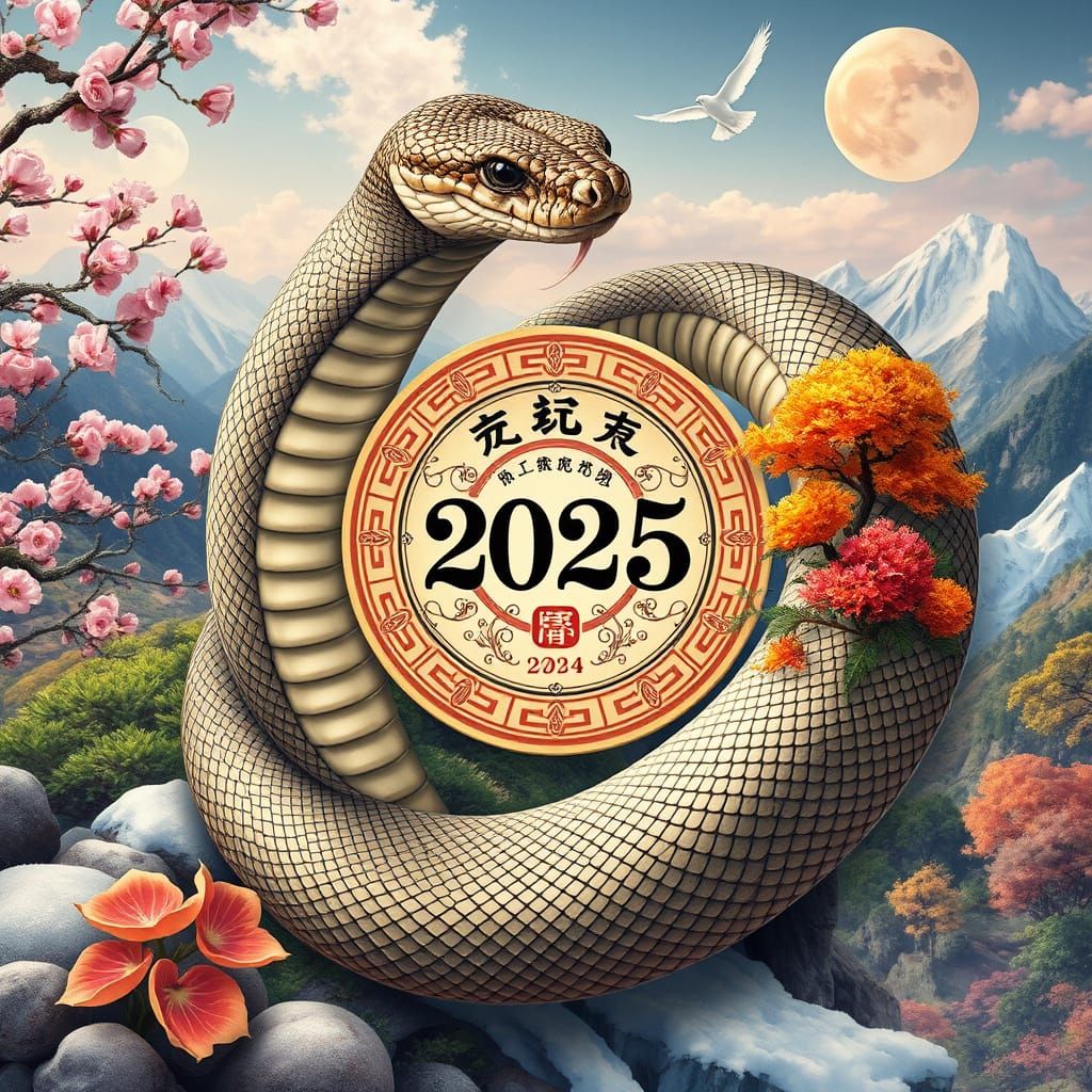 Year of the Snake  by @JokeStirrer