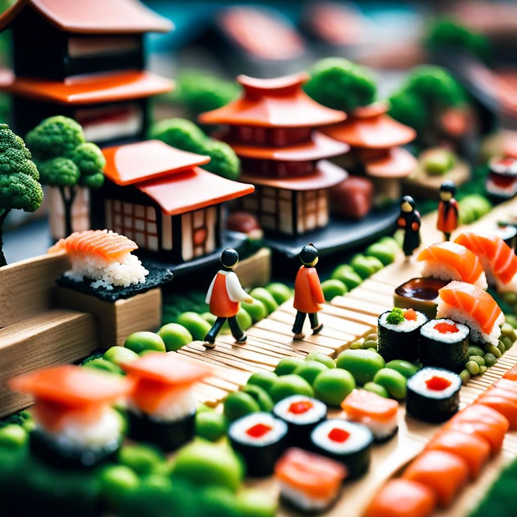 Sushi City, where I long to be  by @Niki