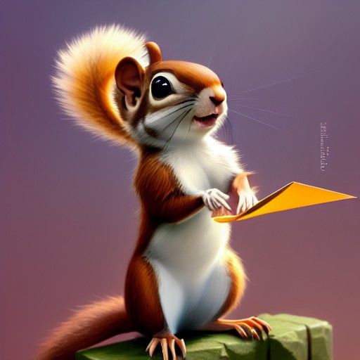 Origami Squirrel