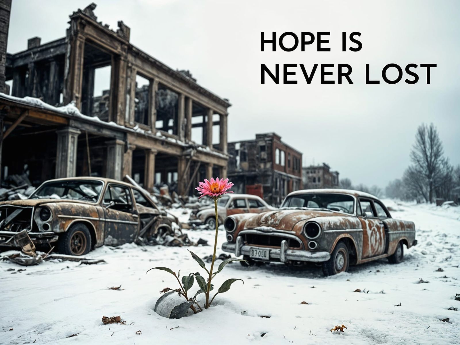 Post apocalyptic winter  by @Sullivan-Shaw