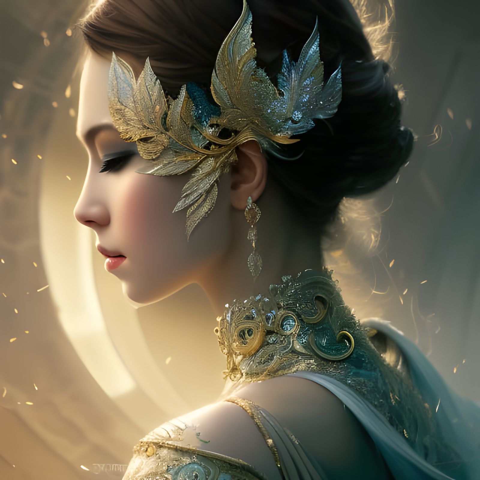 Nightcafe Beuty  by @Trickster