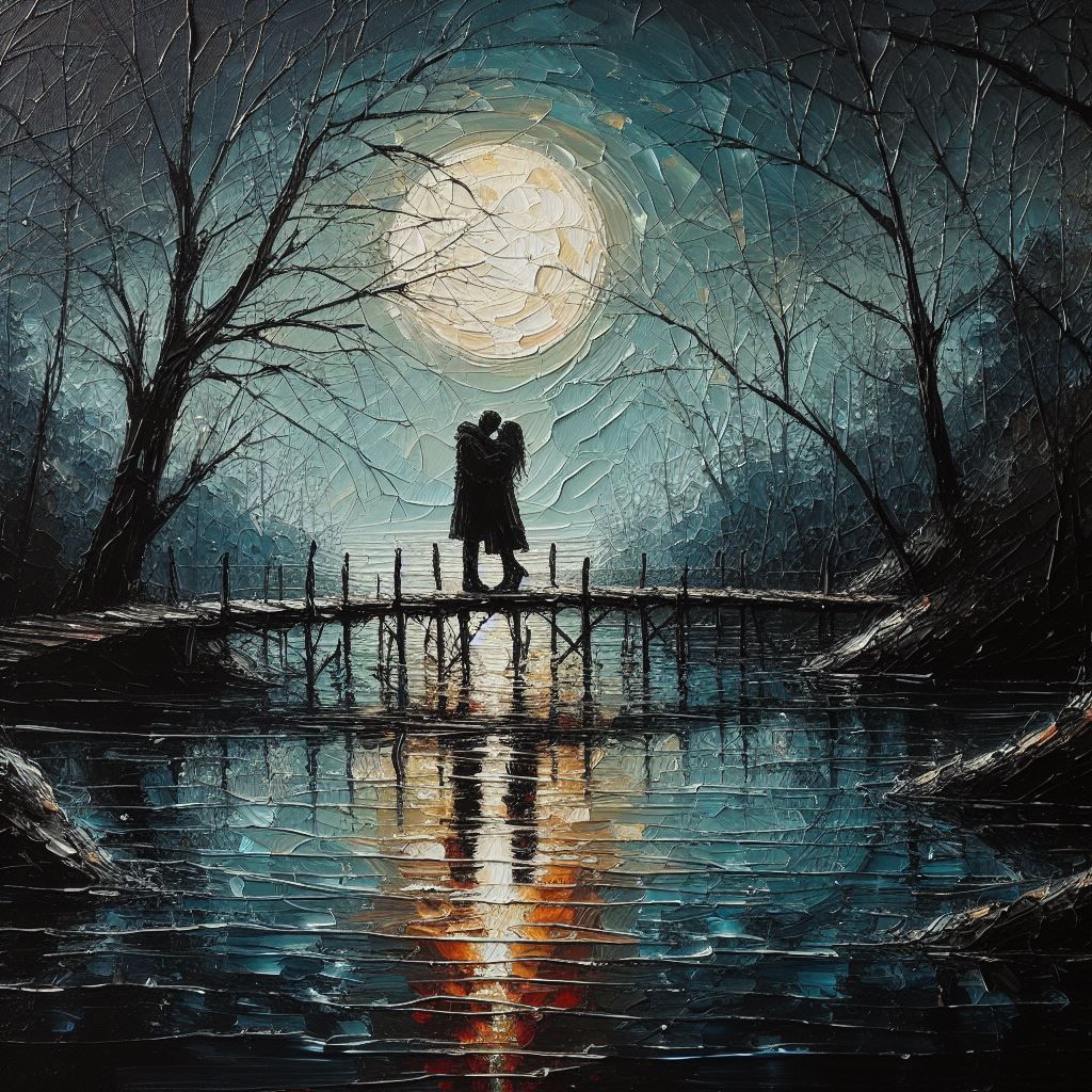 Moonlit embrace   by @AlphaArt