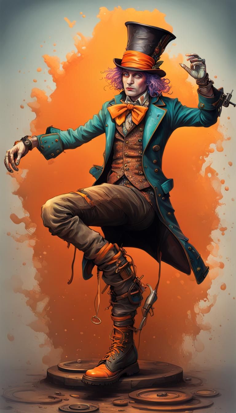 the mad hatter AI Generated Artwork NightCafe Creator