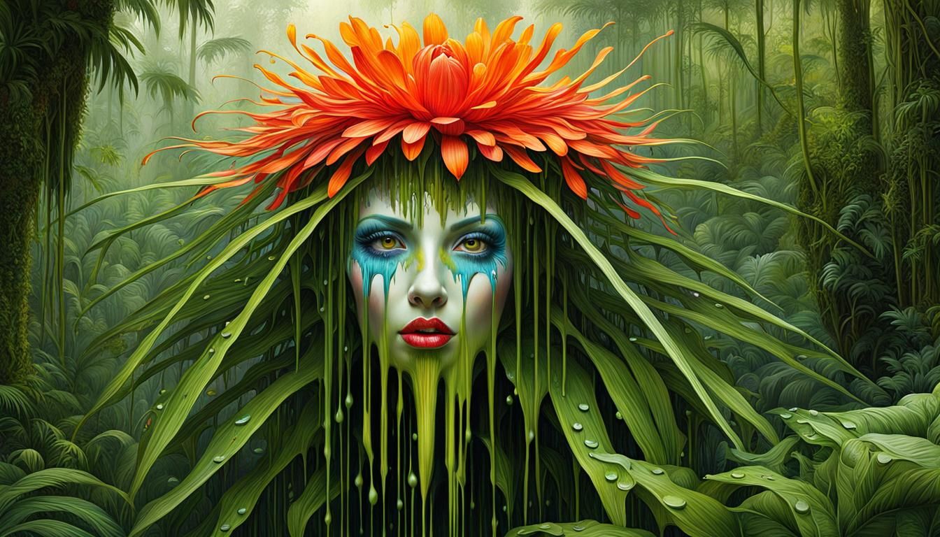 Flower Face  by @SubSta
