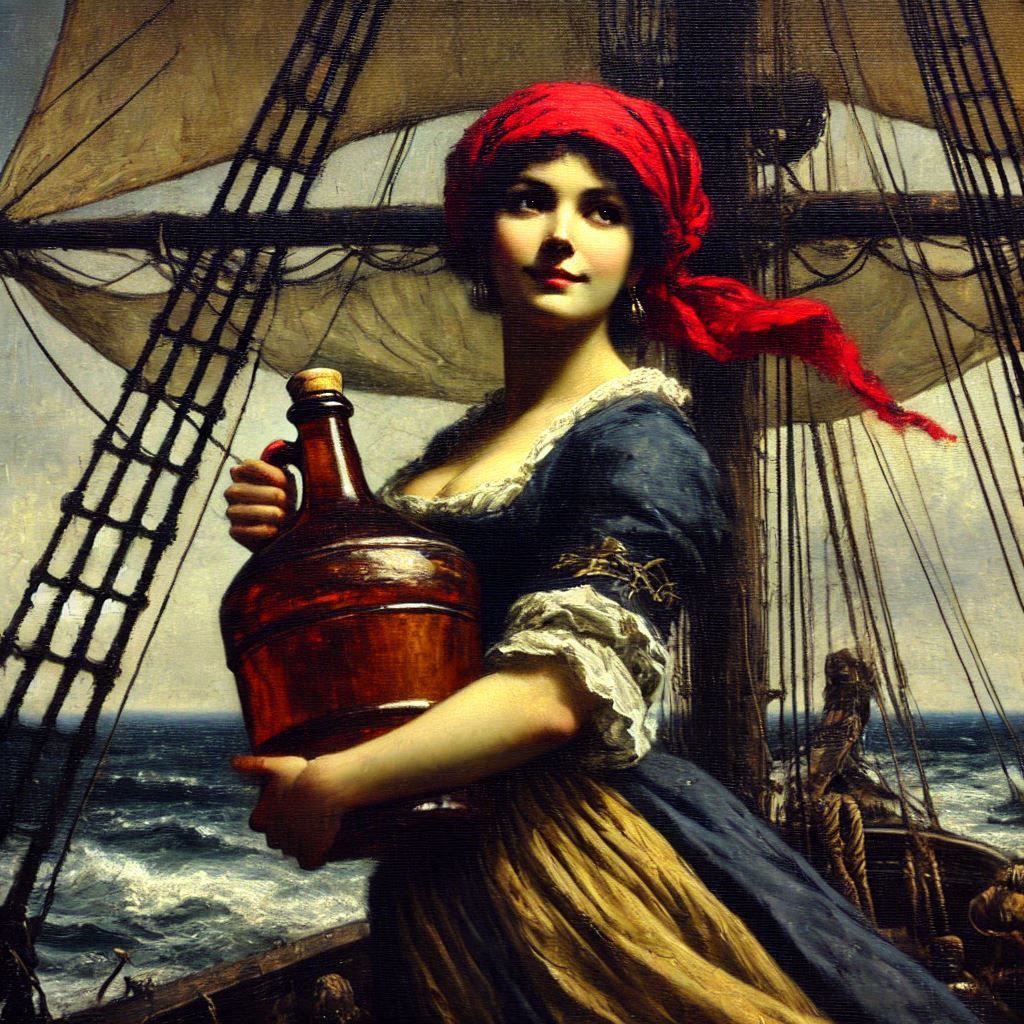 "Fair winds, following seas, and grog!"