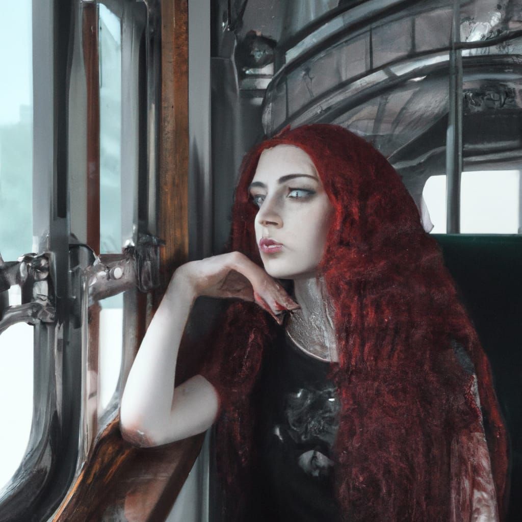 Metalhead on a Train