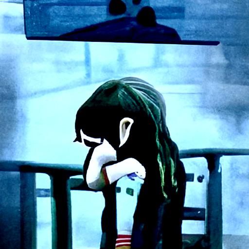 The saddest girl in the world