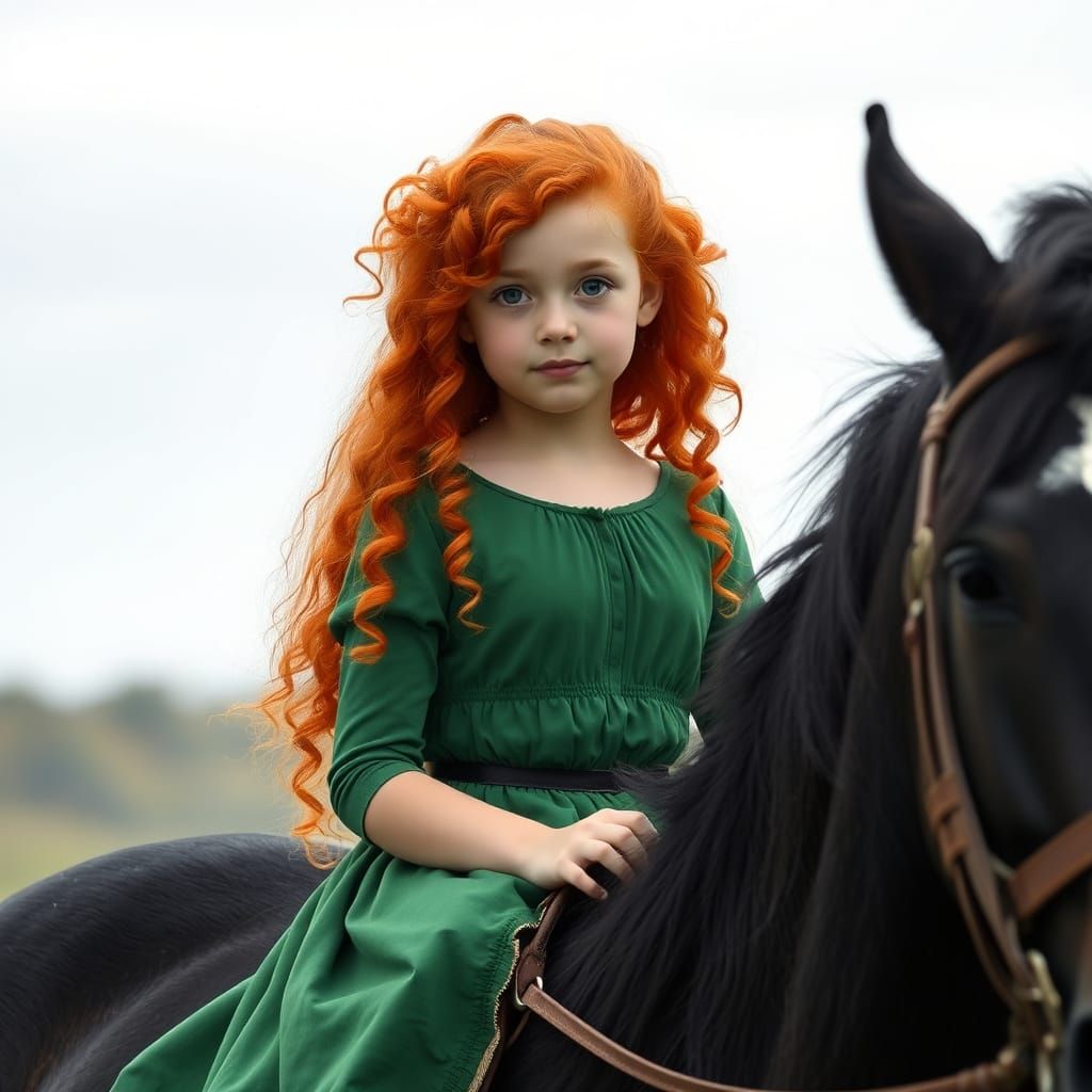 The young Princess Merida.  by @Velma