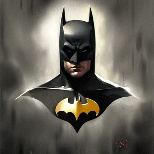 batman dark knight
 portrait