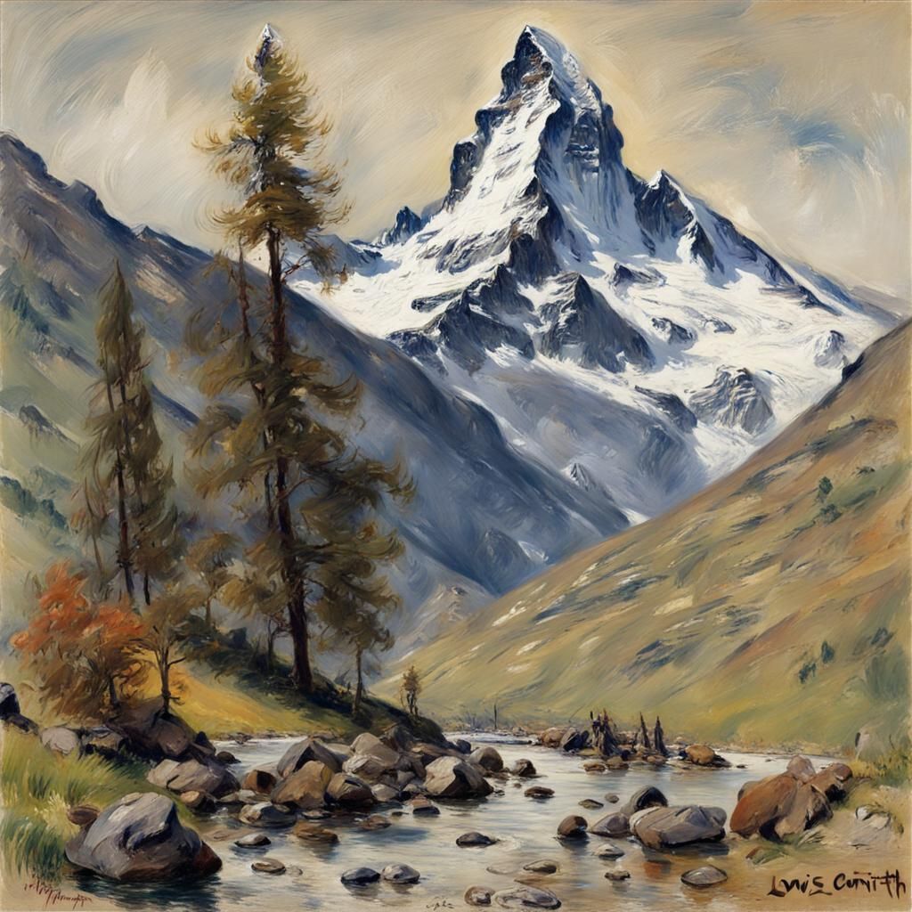 Matterhorn by Lovis Corinth