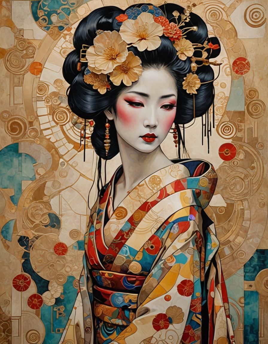 Portrait of a Geisha  by @Me May Phim