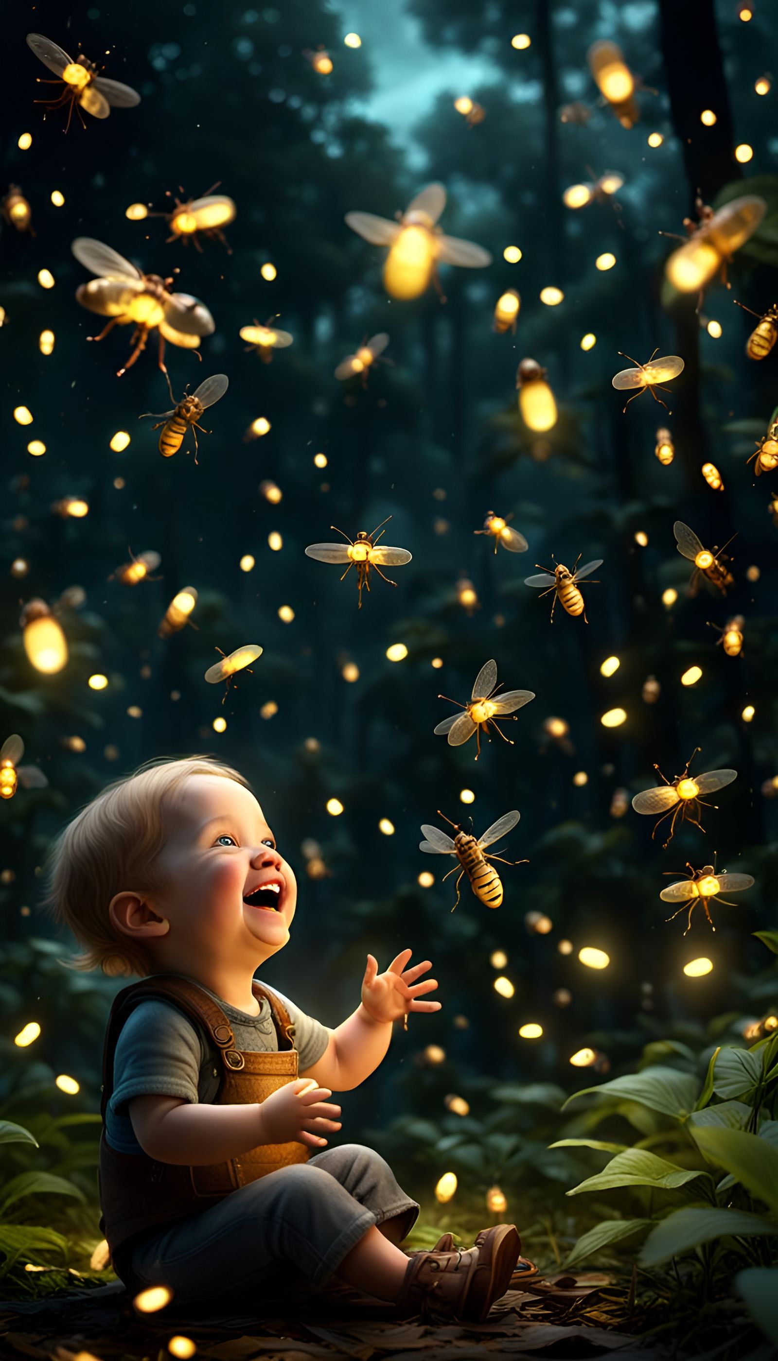 Laughing Faces  by @Deranger