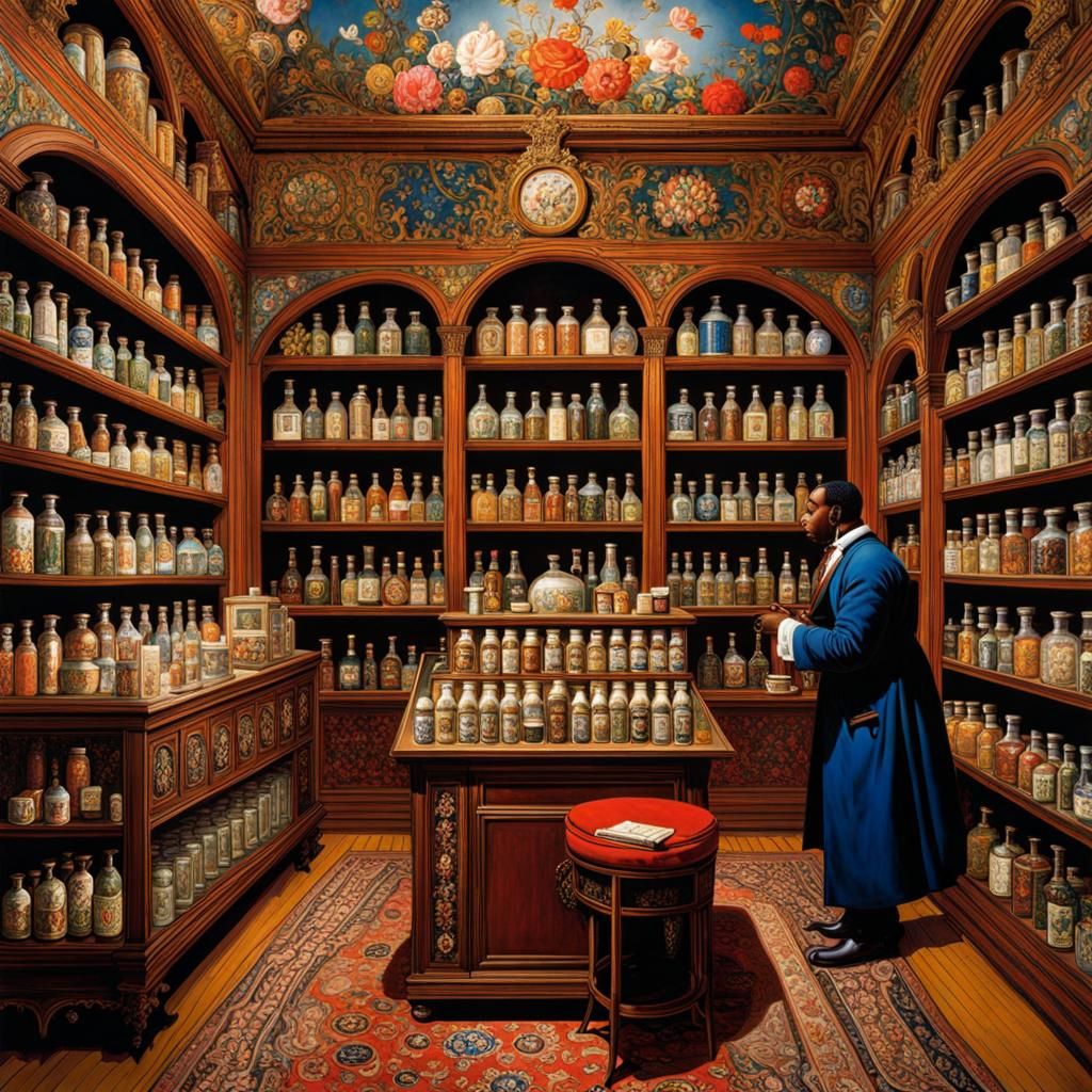 Old pharmacy AI Generated Artwork NightCafe Creator