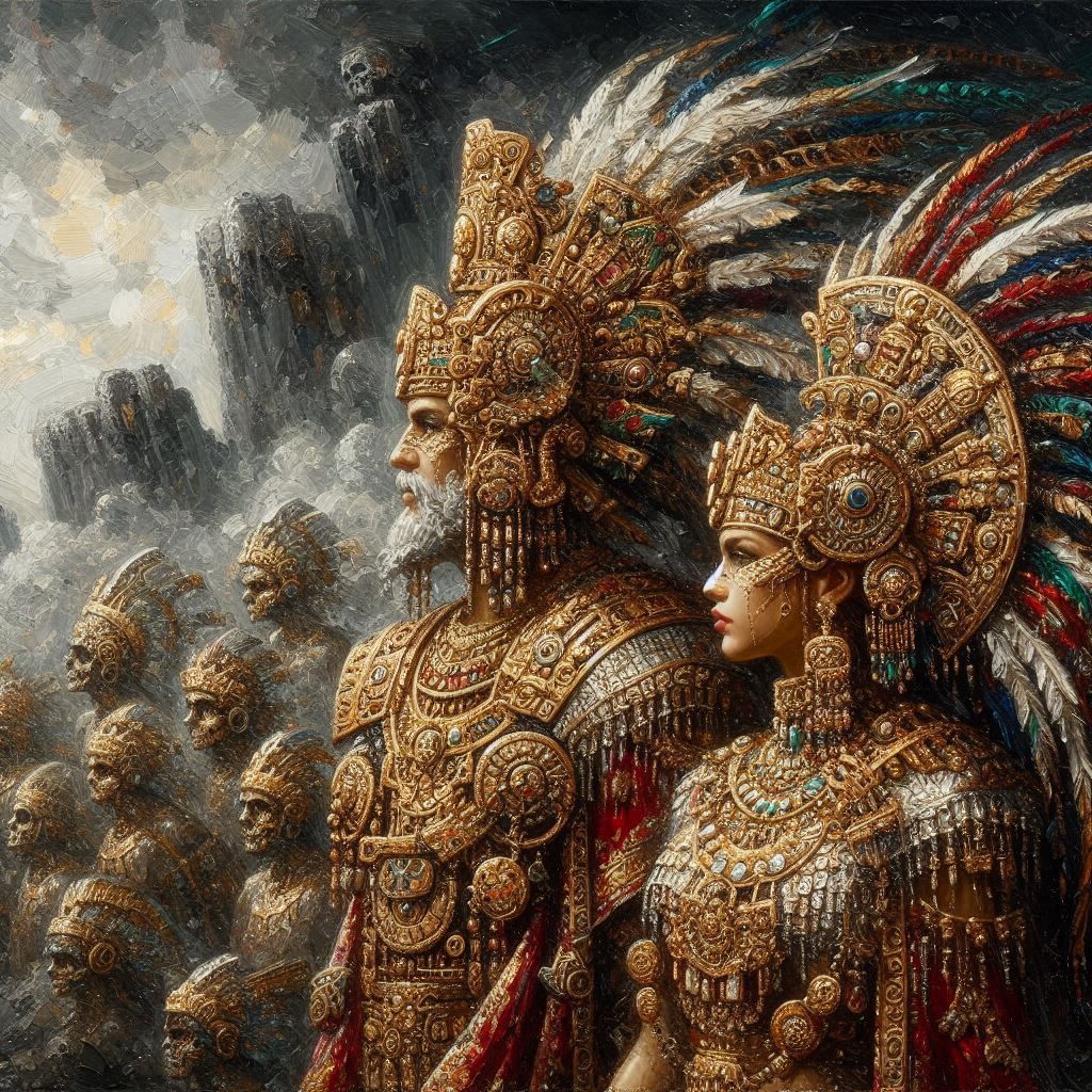 Aztec couple
