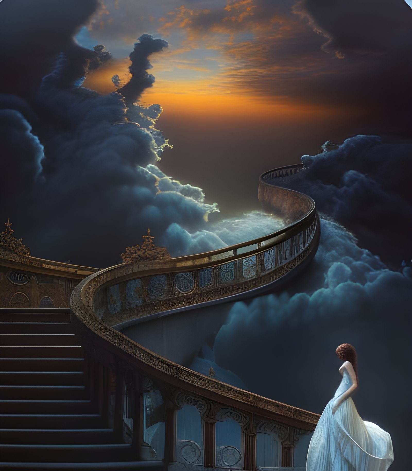 Stairway to heaven - AI Generated Artwork - NightCafe Creator