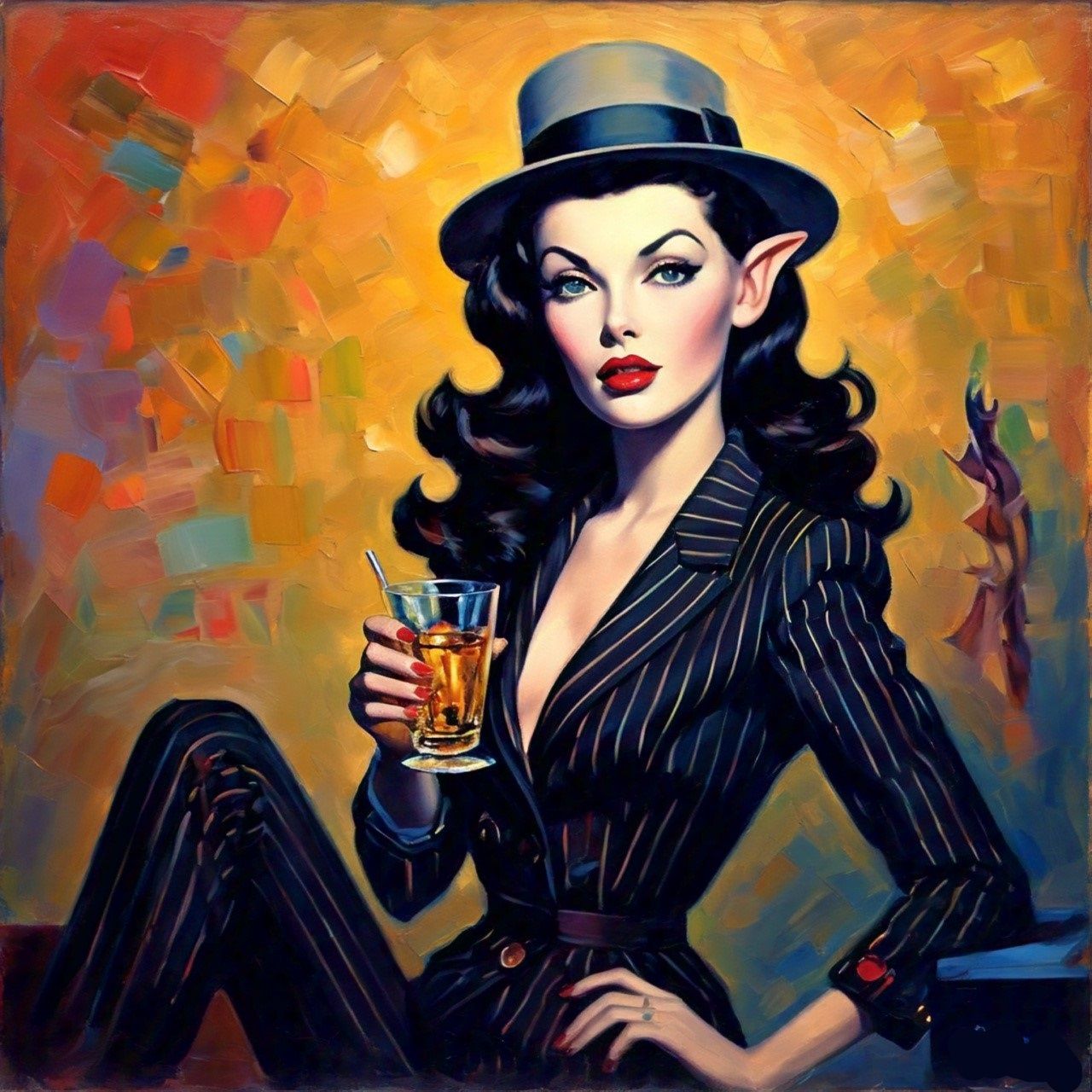 Elf Noir "La Femme Détective"