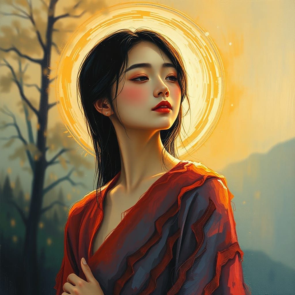 Yu Yiyun: Contemplation in Neo-Impressionist Style