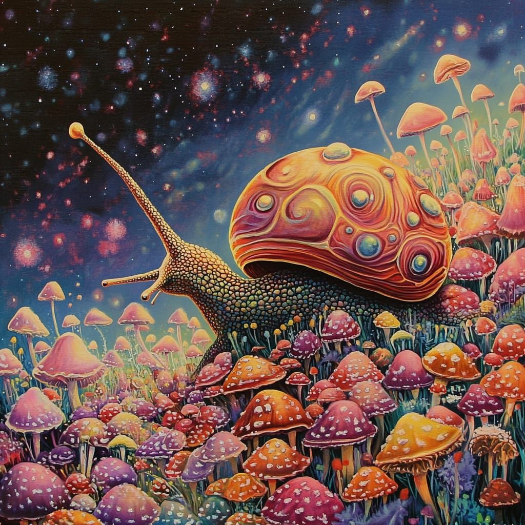 Psychedelic Snail